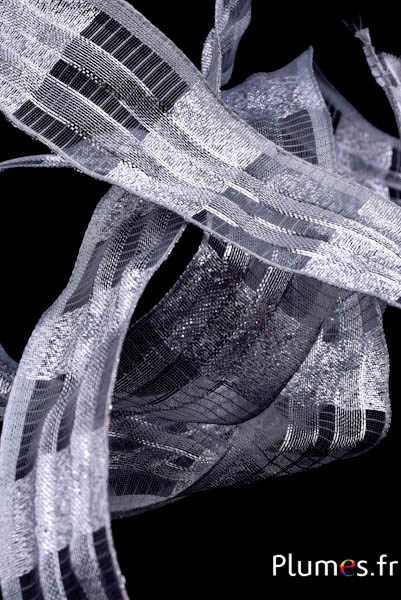 Lint - breedte 25 mm - zilverkleurig